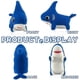 thumbnail image 4 of Blue Shark Dog Plush Toy - 11 Inch Stuffed Animal For Baby Boys And Girls - Kid Birthday Gift, 4 of 5