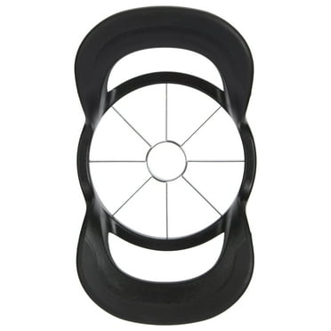 Mainstays 8-Wedge Stainless Steel Apple Slicer and Corer, Black