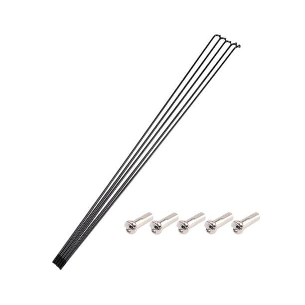 Greeniant 15 piezas de radios de acero para bicicleta, pieza reemplazada de 250MM y 260MM, accesorios para ciclismo, solidez, varios tamaños, instalación Ciclismo 255MM Greeniant OD028505-02