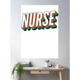 thumbnail image 2 of Nurse Retro Vintage Label For The Best Nurse Poster Wall Art, Modern Wall Decor, 16x24 UNFRAMED, 2 of 3