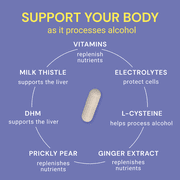 Blowfish Wingman | Feel Better After Drinking with DHM, L-Cysteine, Electrolytes | Pre-Alcohol Liver Support & Hydration
