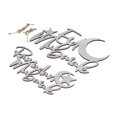 thumbnail image 3 of Cartel colgante Zhivalor 2 uds Ramadán Mubarak MDF decoración Luna y estrellas, 3 of 8