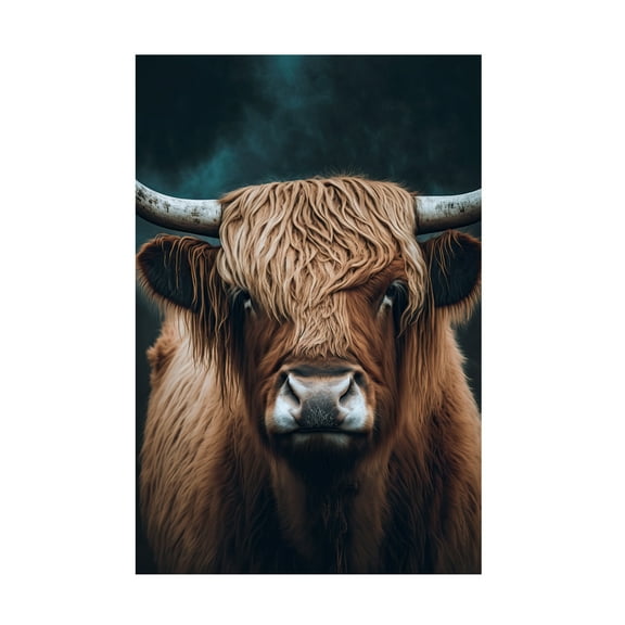 Treechild 'Highland Cow' Canvas Art