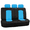 Blue, variant on Premium Faux Leather Car Seat Covers and Headrest Cover, Breathable Material Cushions Universal Fit for Most Cars, Blue