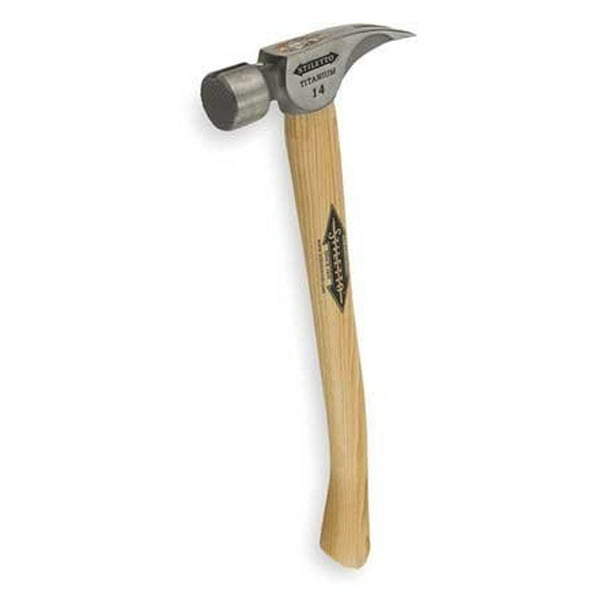 Rip Claw Hammer, Titanium, 14 Oz, Hickory