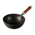 thumbnail image 2 of deevoka Iron Wok Induction Cooker Boiling Chinese Wok for Camping Kitchen Restaurant 28CM, 2 of 9