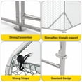 thumbnail image 4 of One Set Of Metal Pointed Top Chicken Cage 1Mm Galvanized Pipe With Reinforcement, 4 of 9