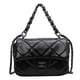 thumbnail image 1 of Bolso de PU de un solo hombro, bolso suave para mujer, bolso con cadena de diamantes, bolso cruzado de un solo hombro, negro, 1 of 5