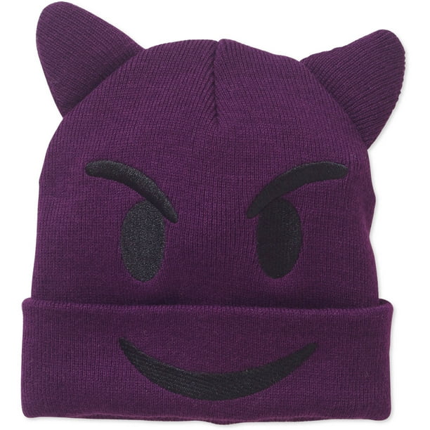 devil emoji cushion