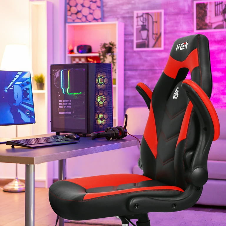 Neo Chair N-GEN Red Gaming Chair, Ergonomic Computer Chair