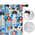 thumbnail image 4 of Blackout Kids Curtains,German Shorthaired Pointer Dog and Flower Childrens Insulated Curtains Set Of 2,Bedroom Essentials,Toddler Room Decor 52x84in(132x213cm), 4 of 4