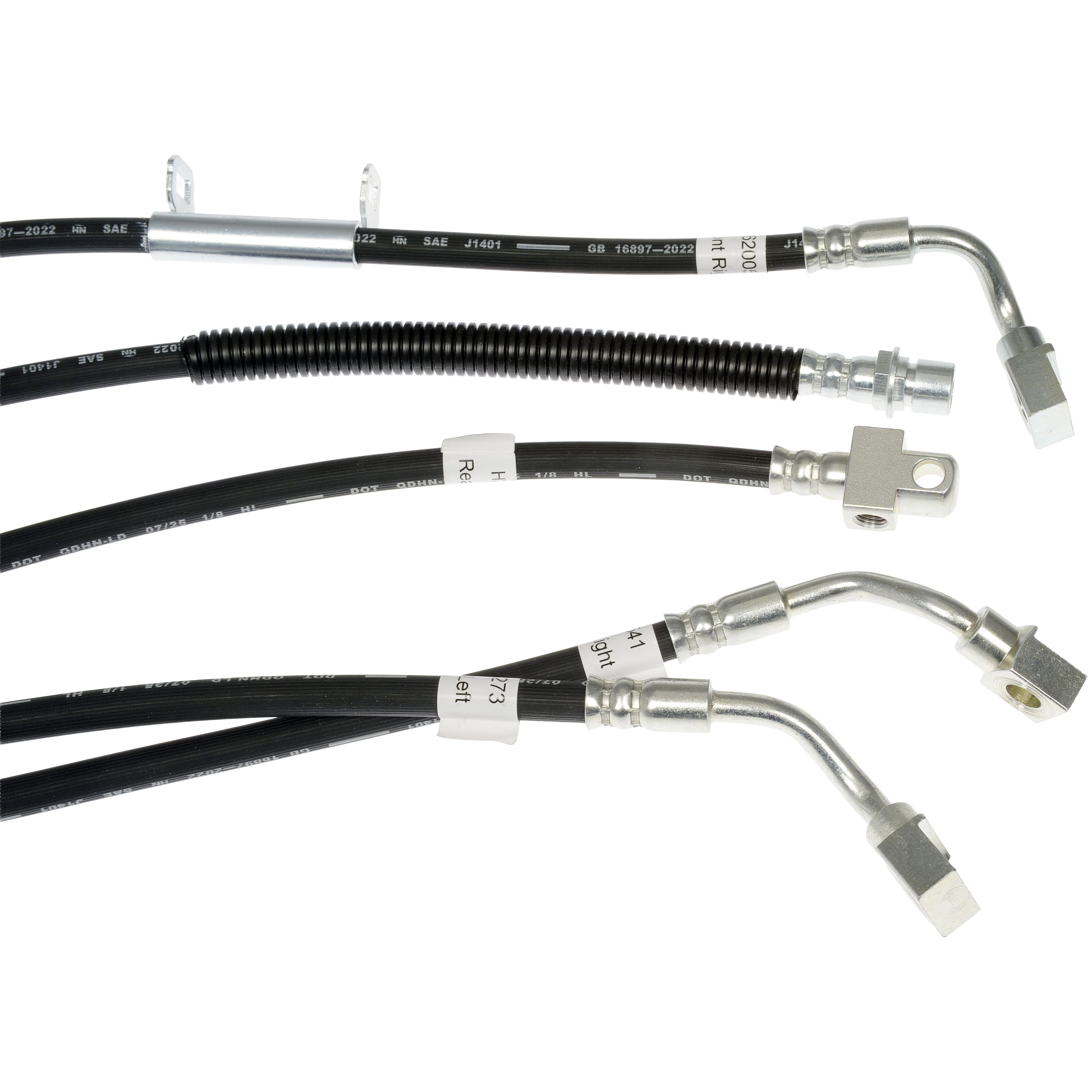 Dorman 622-201 Brake Hydraulic Hose Set for Specific Chevrolet / GMC / Hummer Models