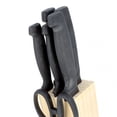 thumbnail image 4 of 7pc Beille Compact Stainless Steel Kitchen Cooking Knife Block Set, 4 of 8