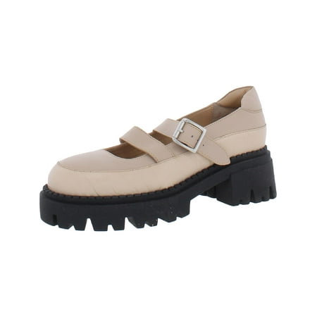 

Free People Womens Stella Faux Leather Buckle Mary Janes