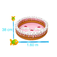 thumbnail image 3 of Alberca Inflable Infantil Bestway Ice Cream 3 Anillos Plástico PVC Resistente 160 cm, 3 of 3