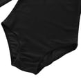 thumbnail image 4 of Miutii Kids Girls Long Sleeve Leotard Ballet Bodysuit Basic Dancewear Gymnastics Ballet Dance Leotard Black 8, 4 of 8
