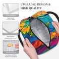 thumbnail image 3 of Balery Vibrant Parrot Splash Art Pattern Lunch Bag Women, Lunch Box, Lunch Bag, Small Leakproof Lunch Tote Large Capacity Reusable Insulated Cooler Lunch Container-One Size, 3 of 6