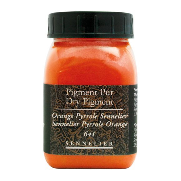 Sennelier Dry Pigment, 25G Jar, Sennelier Pyrrole Orange