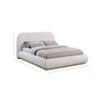 thumbnail image 3 of Meridian Furniture Vaughn Cream Linen Textured Fabric Full Bed, 3 of 10