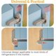 thumbnail image 3 of 2 pcs Child Safety(Gray) Refrigerator Lock, Child Safe Refrigerator Freezer - Fridge Lock for Child Safety, 3 of 5