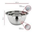 thumbnail image 2 of Bowl Mezclador Mainstays 24cm de Acero Inoxidable, 2 of 3