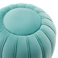 thumbnail image 3 of Modway Celebrate Modern Channel Tufted Performance Velvet Ottoman in Mint, 3 of 8