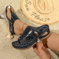 thumbnail image 5 of Sandals for Women, Fashion Women Casual Round Head Comfy Slippers Beach Casual Slipsole Shoes, 5 of 9