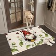 thumbnail image 2 of Entryway Rug 2'x3', Gnomes Sunflowers Kitchen Runner Rugs Non-Slip Carpet Mats, Fantasy Daisy Floral Bee Natural Rustic Bedside Rugs Runners Washable Floor Carpet for Bathroom Laundry Room, 2 of 6