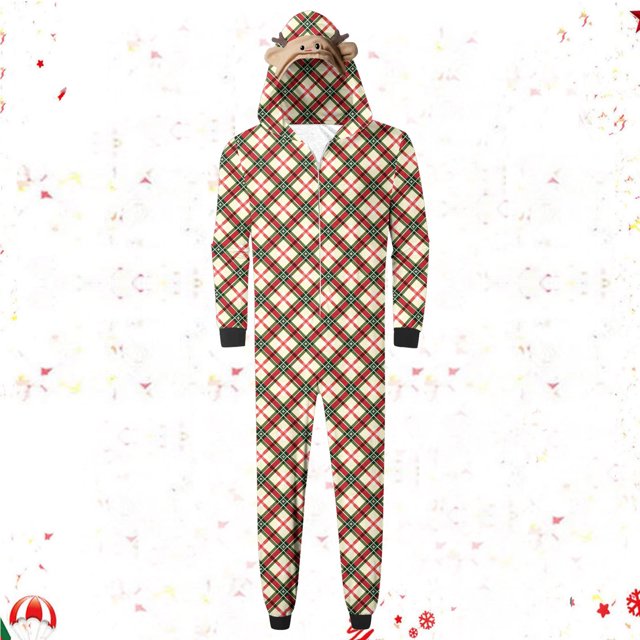 Pyjamas de Noël pour la Famille - Pyjamas de Noël Douillets, Pyjamas Assortis à Manches Longues pour l'Ultime Tenue d'Intérieur Familiale