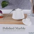 thumbnail image 6 of Radicaln White Marble 4" Salt Cellar with Lid and Spoon – Kitchen Salt Container | Spice Jars, Sugar Bowl, Salt Keeper & Seasoning Holder for Countertop Storage & Dining Table Décor, 6 of 6