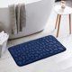 thumbnail image 5 of Alfombrillas de Baño de Espuma de Memoria REGALWOVEN Ultra Suave Antideslizante Alfombra de Baño Absorbente de Agua Secado Rápido Alfombra de Baño Azul Marino 16" x 24", 5 of 6