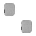 thumbnail image 4 of QualitChoice HAWEEL Cable Organizer Portable Reusable Mini Nylon Mesh Elastic Ring Data Line Charger Pen Storage Bag Travelling Case Grey 2Set, 4 of 6