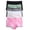 Pink Jubilee, Pink Ice Dots, Vivid White, Leopard Grey Granite, Verdigris Green, Black Soot, variant on Joyspun Women's Cotton Boyshort Panties, 6-Pack, Sizes S-3XL