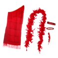 thumbnail image 1 of Banda Bufanda de 20s de Lentejuelas Frente Manualidad de Políéster XXL BLESIY Gatsby Dress Set para mujer, 1 of 6