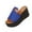 Blue, variant on Women's Peep Toe Thick-Soled Slide Slippers,Thick-Soled Peep Toe Chunky Heel Home Slides Sandals Army Green