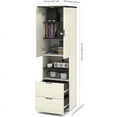 thumbnail image 4 of Bestar Lumina Storage Unit with Drawers & Doors in White Chocolate, 4 of 4
