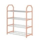 thumbnail image 2 of Organizador de zapatero metálico de 4 niveles para armario o entrada,estante de almacenamiento de zapatos que ahorra espacio para dormitorio,dormitorio o apartamento, 2 of 5