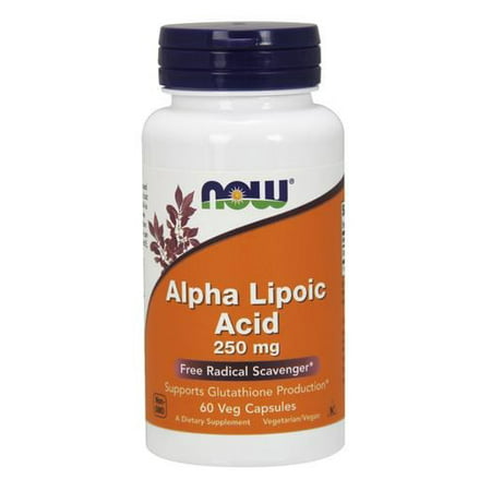 Acide alpha-lipoïque 250 mg Foods 60 Caps NOW