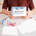 thumbnail image 2 of Koyal Wholesale Wedding Day Gift Cards Set with Envelopes Set of 8 Blue Watercolor To My Bridesmaid On My Wedding Day, 2 of 5