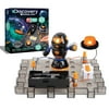Discovery #MINDBLOWN Action Circuitry Electronic Experiment Mini STEM Set, Build-it-Yourself Engineering Toy Kit, Explore the Science of Motion, Robot Spinner Experiment, Great Gift for Kids Ages 8+