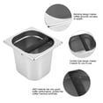 thumbnail image 3 of Caja para Café Espresso,Espresso Knock Box,Caja de Café de Acero Inoxidable con Barra de Goma,Cubo de Café Contenedor,para Máquina de Café,Cafetera(L) Amonsee No, 3 of 5