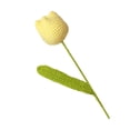 thumbnail image 2 of Tnarru Crochet Flower Finished Handmade Flower Flower Decoration Artificial Flower for Table Centerpieces Valentine Desk Decorations Yellow, 2 of 8