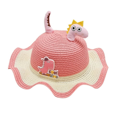 

Follure Kids Adjustable Chin Strap Sun Hats Summer Spring Sun Hat Cute Cartoon Outdoor Beach Bucket Cap Baby Boy Hat Kids Hat And Gloves Set Boys