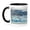 Black/White, variant on 3drose, Usa, Alaska, Endicott Arm. Overview of Dawes Glacier., 15oz Mug