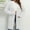 White, variant on Clearance! Pullover Sweaters for Women Hooded,Women's Fashion Solid Color Knitting Long Sleeve Pockets Cardigan Sweater Coat Tops - White S