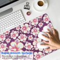 thumbnail image 4 of Long Mouse Pads for Desk,Pioneer Flower Floral Print Pattern Desk Mats on Top Of Desks, Desk Mouse Pad Extra Large with 3mm Non-Slip Base and Stitched Edge for Gaming,Office,Work,Home 31.5"x11.8", 4 of 6