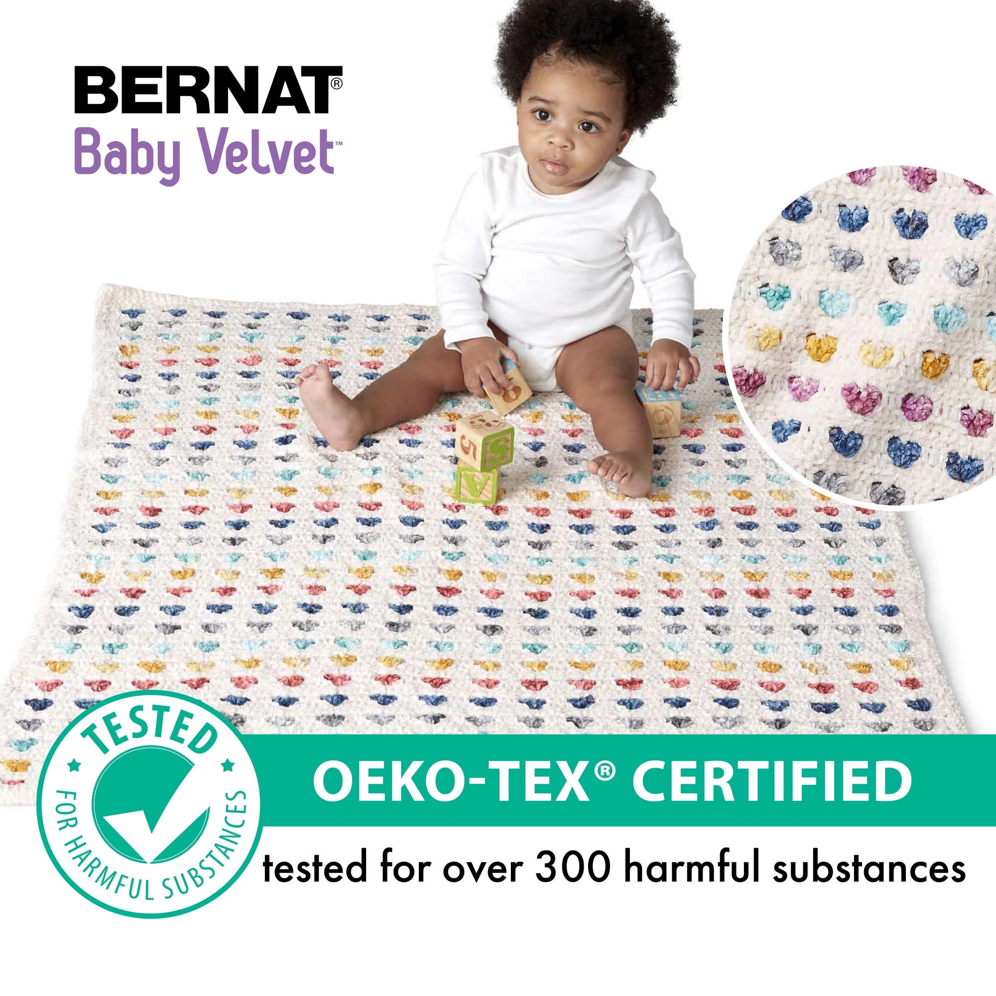 Bernat® Fil Baby Velvet™, Polyester #4 Moyen, 10,5oz/300g, 492 Yards