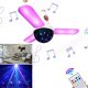 thumbnail image 5 of Luz De Techo De Música, Lámpara De Proyección E27 Altavoz Bluetooth 48W LED Con Control Remoto Para Dormitorio ANGGREK Otros, 5 of 8