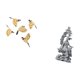 thumbnail image 5 of Arte de pared de pájaro de madera y estatua de Guan Yin, figurita de Kuanyin, artesanías, regalos, colección Feng Shui, decoración para oficina, dormi, 5 of 8