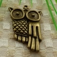 thumbnail image 3 of HOOUN 51 Pcs Bronze Plated Owl Charms Pendant 35X25MM S4305 DIY Jewelry Making, 3 of 4